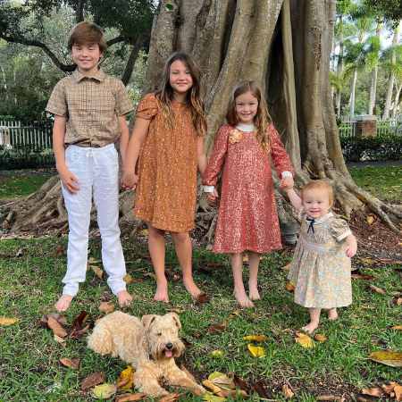 Devon Aoki posted a picture of her four children on Christmas, 2021.